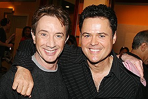 Photo Op - Broadway on Broadway fall 2006 - Martin Short - Donny Osmond