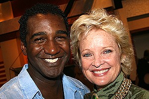 Photo Op - Broadway on Broadway fall 2006 - Norm Lewis - Christine Ebersole