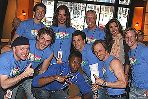 Photo Op - Broadway on Broadway fall 2006 - Wedding Singer guys