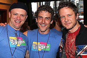 Photo Op - Broadway on Broadway fall 2006 - Matt Stoke - Kevin Kern - Will Chase 