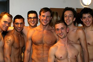 Photo Op - Spencer Quest opens in Naked Boys Singing! - Spencer Quest - with the guys