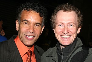 Photo Op - Whorehouse benefit - Brian Stokes Mitchell - Bob Martin 