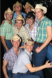 Photo Op - Whorehouse benefit - boys in show