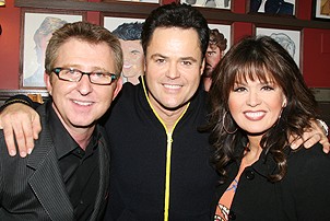 The Osmonds at Sardi's - Tom Schumacher - Donny Osmond - Marie Osmond