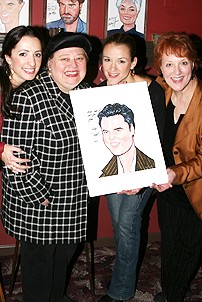 The Osmonds at Sardi's - Meredith Inglesby - Mary Stout - Sarah Uriarte Berry - Jeanne Lehman