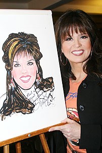 The Osmonds at Sardi's - Marie Osmond (w/portrait)