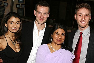 Photo Op - The American Pilot opening - Anjali Bhimani - Brian Bielawski - Rita Wolf - Aaron Staton