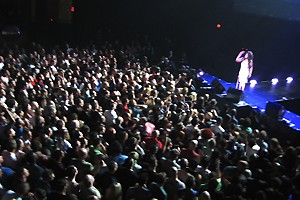 Photo Op - Jennifer Hudson Concert - onstage with crowd