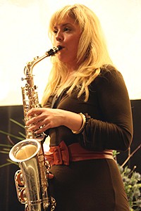 Photo Op - Company CD Signing - Elizabeth Stanley (sax)