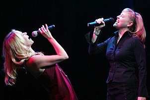 Photo Op - Broadway Backwards 2 - Lauren Kennedy - Anika Larsen