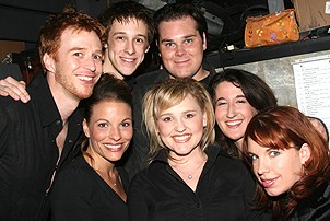 Photo Op - Broadway Backwards 2 - Paul Castree - Jason Michael Snow - Colin Shehan - Megan Jacoby - Kate Pazakis - Anika Larsen - Anne Steele