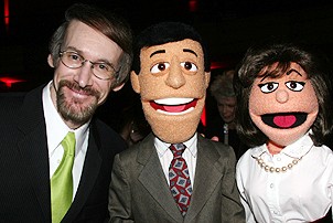 Photo Op - Miscast 2007 - Rick Lyon - 2 puppets