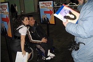 Photo Op - Marissa Jaret Winokur on Mike and Juliet Show - Marissa with fans