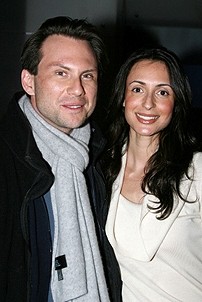 Photo Op - Christian Slater at Bill W. and Dr. Bob - Christian Slater - (girlfriend) Jessica