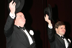 Photo Op - Final Performance of The Producers - John Treacy Egan - Hunter Foster