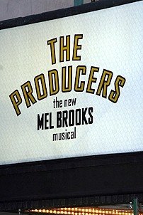 Photo Op - Final Performance of The Producers - marquee