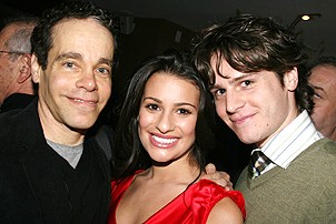 Photo Op - 2007 Drama Desk Nominee Reception - Steven Sater - Lea Michele - Jonathan Groff 