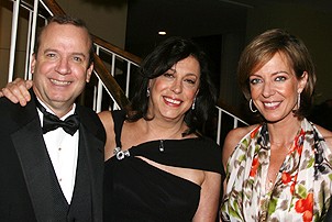 Photo Op - MTC Spring Gala 2007 - Barry Grove - Lynne Meadow - Allison Janney