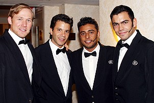 Photo Op - MTC Spring Gala 2007 - Jason Patrick Sands - Nick Kenkel - Manuel Herrera - Matthew Risch