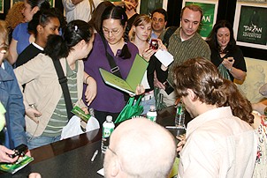 Photo op - Tarzan Book Signing - mob scene 1
