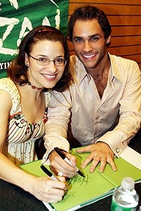 Photo op - Tarzan Book Signing - Jenn Gambatese - Josh Strickland