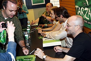 Photo op - Tarzan Book Signing - mob scene 2