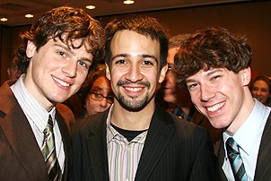Drama League Lunch 2007 - Jonathan Groff - Lin-Manuel Miranda - John Gallagher Jr.