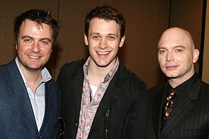 Photo Op - Edward Albee Tribute at New Dramatists - Manoel Felciano - Michael Arden - Michael Cerveris