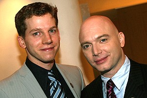 Photo Op - 2007 Tony Nominees reception - Stark Sands - Michael Cerveris