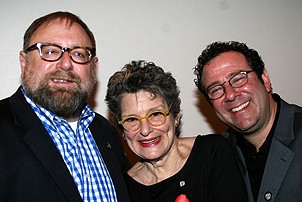 Photo Op - 2007 Tony Nominees reception - Allen Moyer - Mary Louise Wilson - Michael Greif
