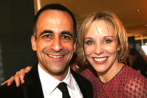 Photo Op - 2007 Tony Nominees reception - David Pittu - Charlottte d'Amboise