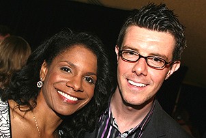 Photo Op - 2007 Tony Nominees reception - Audra McDonald - Gavin Lee