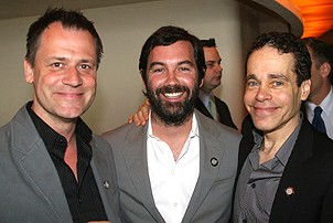 Photo Op - 2007 Tony Nominees reception - Michael Grandage - Duncan Sheik - Steven Sater
