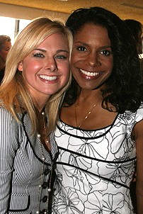 Photo Op - 2007 Tony Nominees reception - Laura Bell Bundy - Audra McDonald