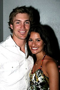 Photo Op - 2007 Broadway.com Audience Awards party - Landon Beard - Lea Michele