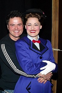 Photo Op - Donny Osmond & Ana Gasteyer at Mary Poppins - Donny Osmond - Ashley Brown