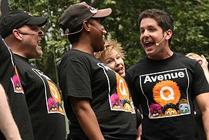 Photo Op - Broadway in Bryant Park 07-19-07 - David Benoit - Haneefah Wood - Jennifer Barnhart - Howie Michael Smith