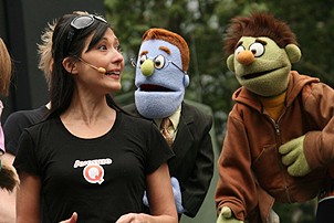 Photo Op - Broadway in Bryant Park 07-19-07 - Ann Sanders - Rod - Nicky