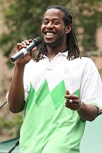 Photo Op - Broadway in Bryant Park 07-19-07 - Marcus Paul James