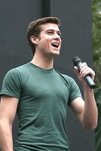 Photo Op - Broadway in Bryant Park 08-09-07 - Nick Spangler