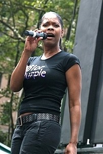 Photo Op - Broadway in Bryant Park 08-09-07 - Angel Robinson