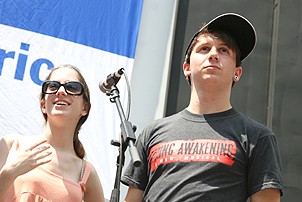 Photo Op - Broadway in Bryant Park 08-09-07 - Remy Zaken - Gerard Canonico