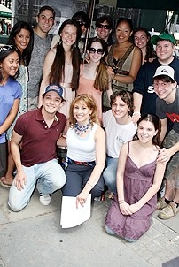 Photo Op - Broadway in Bryant Park 08-09-07 - Valerie Smaldone - cast of Spring Awakwening