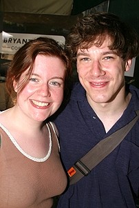 Photo Op - Broadway in Bryant Park 08-09-07 - Joanie Gallagher (sister) - John Gallagher Jr.