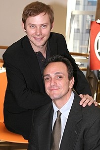 Photo Op - The Farnsworth Invention press event - Jimmi Simpson - Hank Azaria