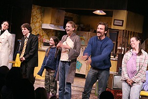 Photo Op - cc -Scarcity opening - Maggie Kiley - Jesse Eisenberg - Meredith Brandt - Kristen Johnston - Michael T. Weiss - Miriam Shor
