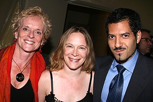 Photo Op - The Misanthrope opening - Joan MacIntosh - Amelia Campbell - Alfredo Narciso