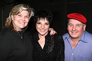 Photo Op - Liza Minnelli at Curtains - Debra Monk - Liza Minnelli - Ernie Sabella 