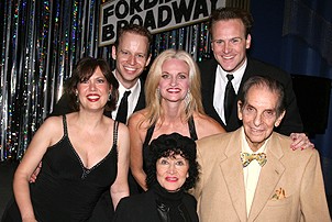 Photo Op - Chita Rivera at Forbidden Broadway - Valerie Fagan - James Donegan - Janet Dickinson - Jared Bradshaw - Alvin Colt - Chita Rivera