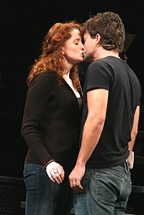 Photo Op - Frankenstein rehearsal - Christiane Noll - Hunter Foster